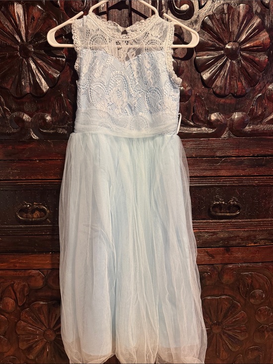 Other - Girls' Light Blue Lace & Tulle Dress